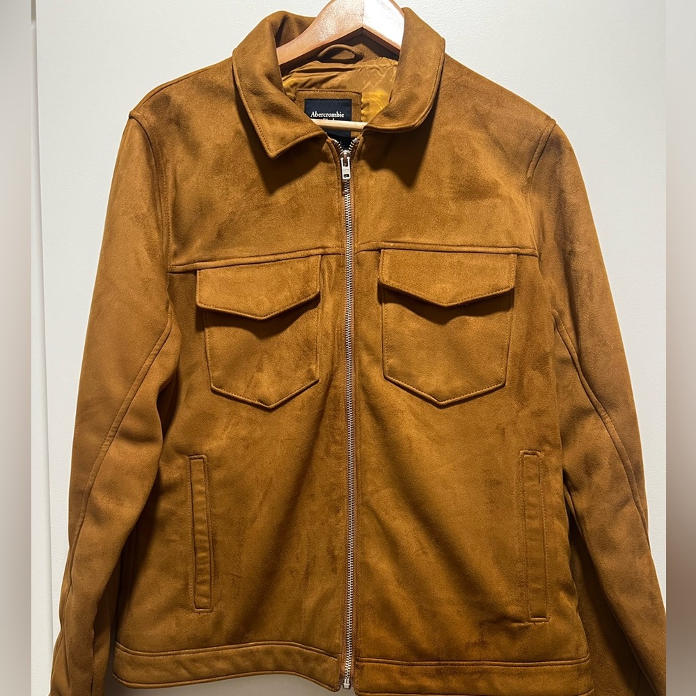 Abercrombie suede effect jacket
